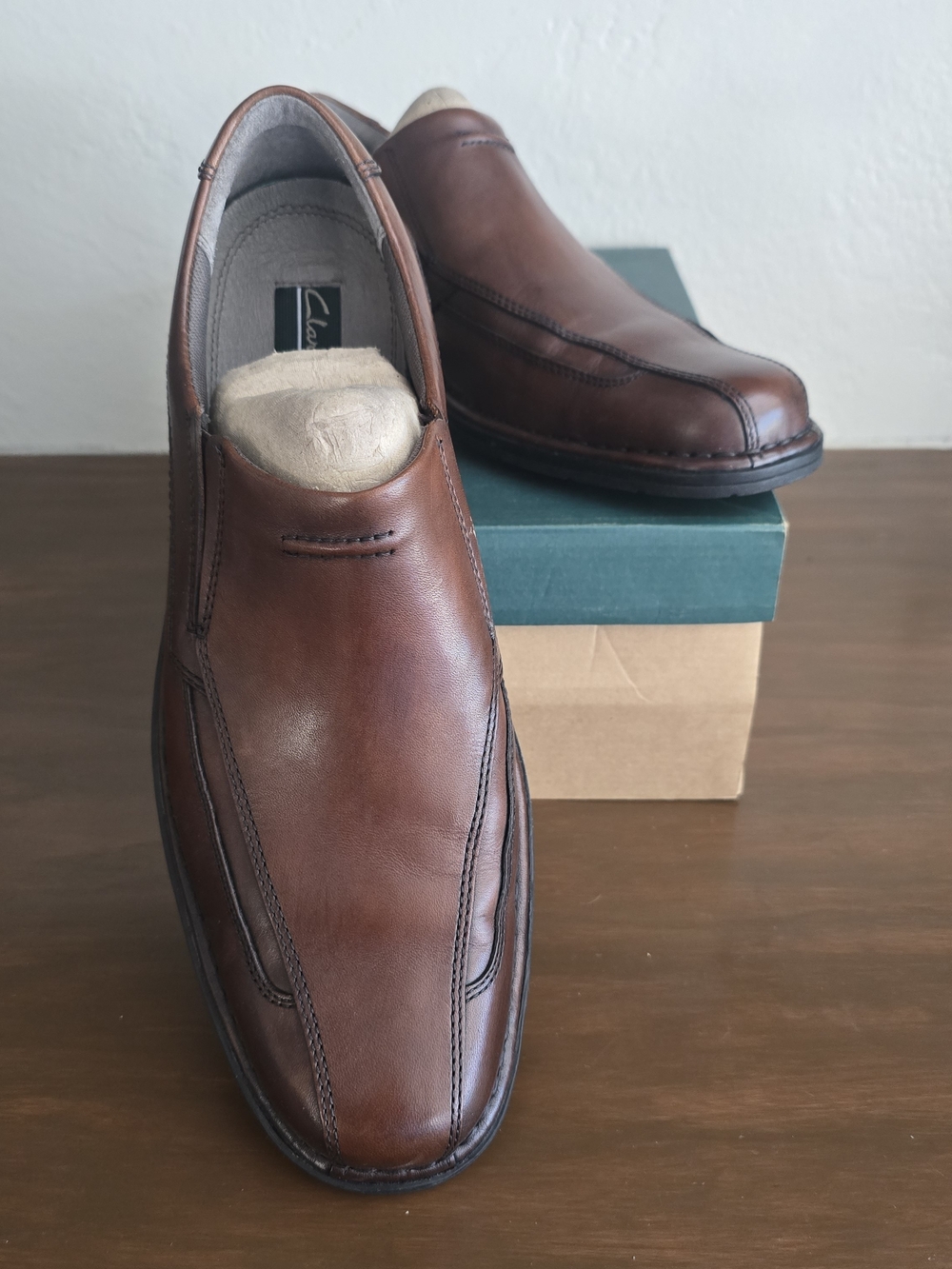 Clarks Men’s Slip-On Dress Shoes - Brown
